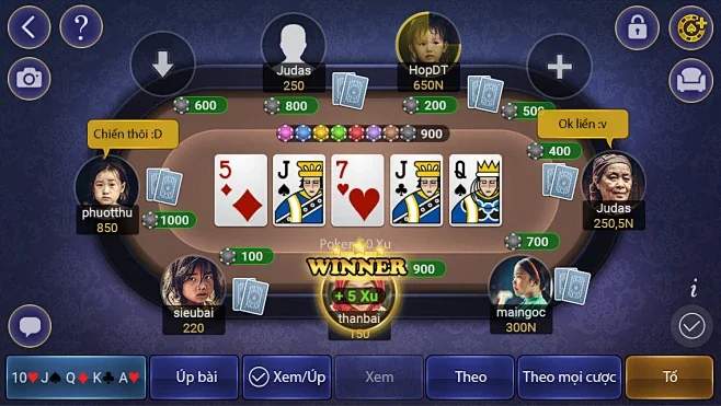 On line poker